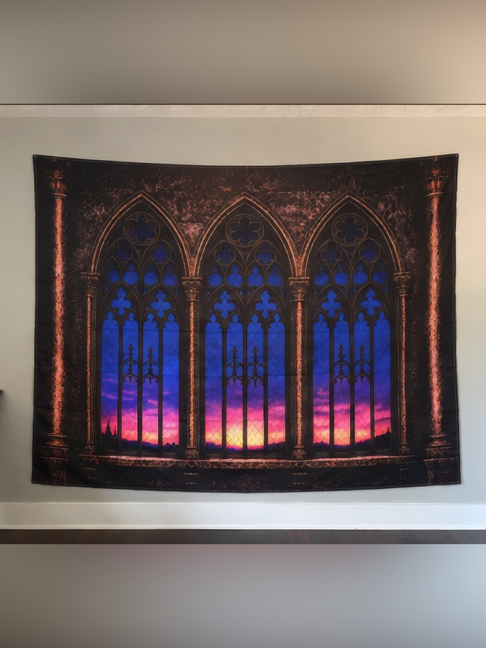 Halloween Gothic Castle Wizard Party Decoration for Wall 87x71